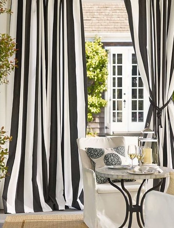 Two Extra Wide 75 Width Lined Curtain Panels Black And Width Lined Curtain Panels, Extra Wide Curtain Panels