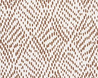 Schumacher Duma diamond BROWN drapery panels, pinch pleat curtains, high end drapes French pleats