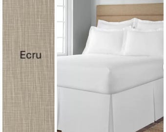 WWQQ Gonna da Letto per Bianco Hotel Avvolgere Camicie da Letto 150cm