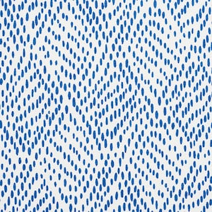 Schumacher Duma diamond BLUE drapery panels, pinch pleat curtains, high end drapes French pleats