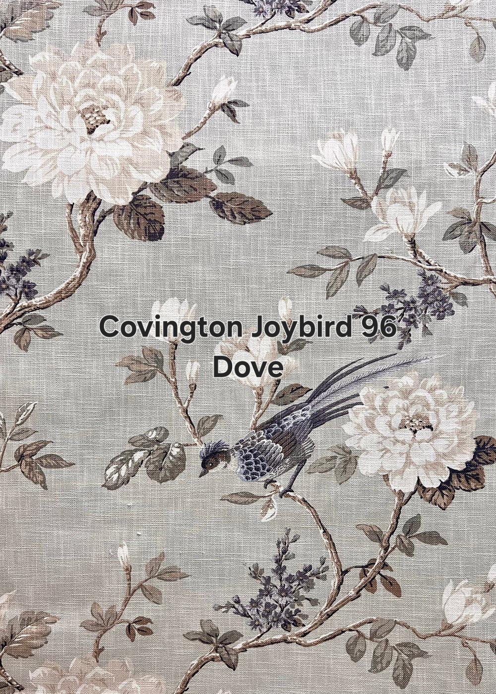 Lot De 4 Panneaux De Rideaux COVINGTON JOYBIRD TOILE - Couleur Dove Gray & Blue - Coton, Neufs