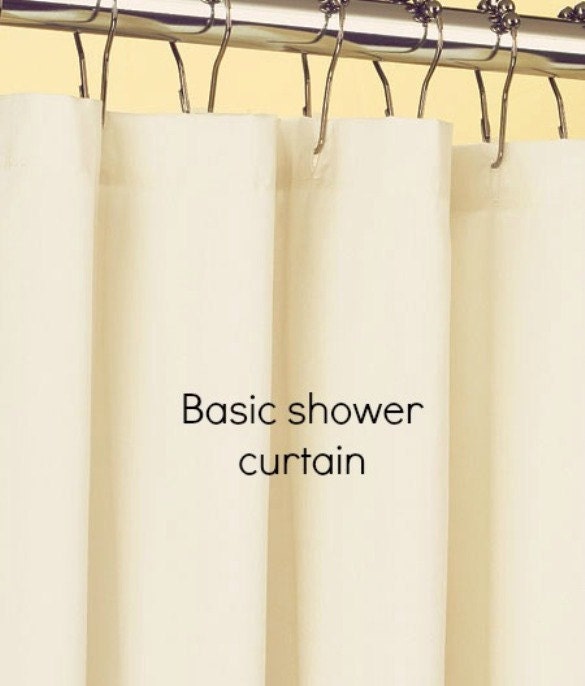 Black and White Toile Shower Curtain Cotton Print 72 Etsy