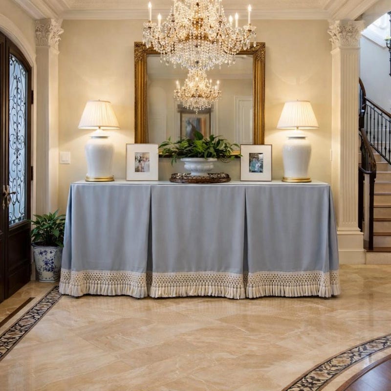 Console Table Skirt - Etsy