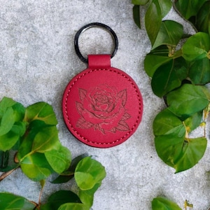 Leather “Aldi Quarter” Keychain