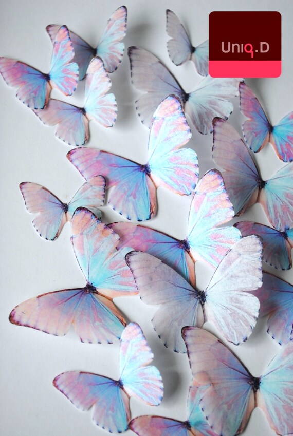 32 edible frozen butterflies frozen cupcake toppers frozen Etsy