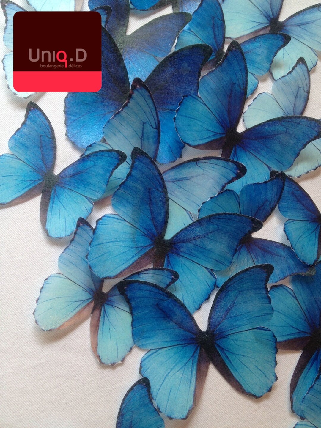 royal blue edible butterflies BUY 35 get 4 FREE wedding cake Etsy