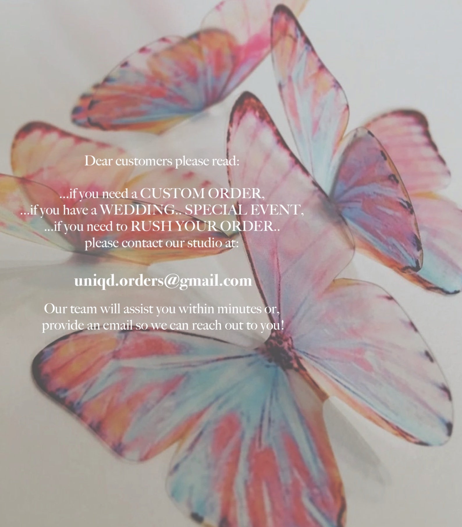 Frozen Blue Butterflies 3D Blue Transparent Butterfly Etsy