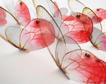 Blush Cherry blossom butterflies - 3D blush butterfly - pink blush butterfly - 3D adhesive butterfly - butterfly wall art decor
