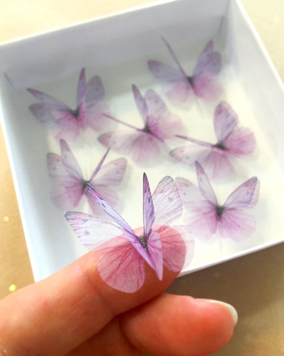  Simplicity Iridescent Purple Butterfly Applique