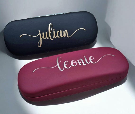 Personalisiertes Brillenetui Hartschale, Etui für Brillen und Sonnenbrillen, Geschenkidee Muttertag, Vatertag, Geburtstagsgeschenk