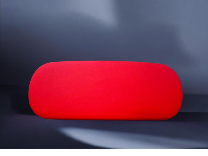 Personalized hard-shell glasses case, case for eyeglasses and sunglasses, gift idea for Mother's Day, Father's Day, birthday present Red