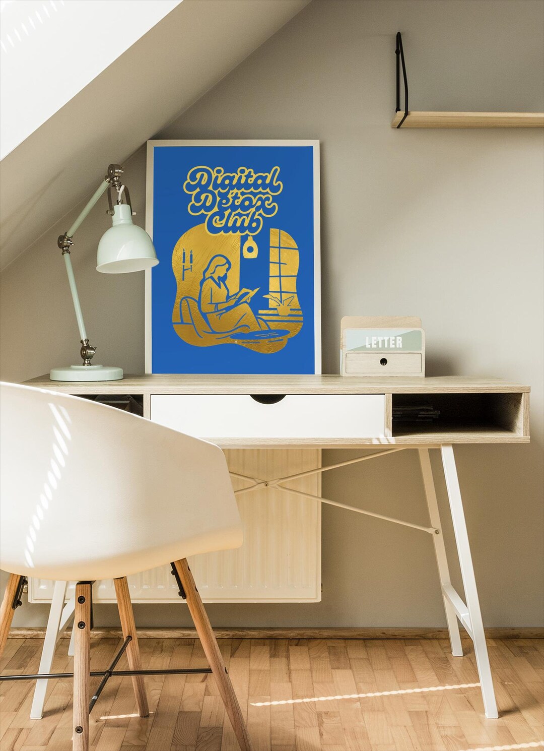 Poster, Digital Detox Club Wall Art, Self Awareness Selflove Reminder ...