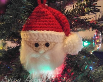 Pattern - Crochet Santa Ornament