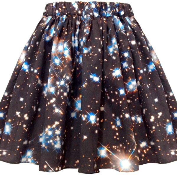 SALE. Starry Night Skirt, Galaxy Print