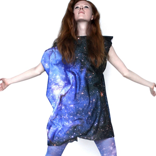 SALE. Magellanic Cloud Nebula Spandex Dress, Tardis Halloween Costume