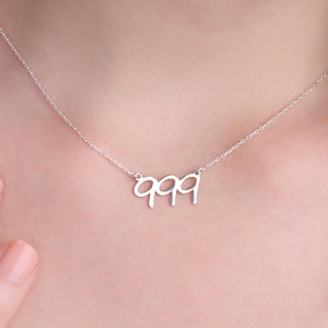 Spiritual Gold Necklace with Divine Numbers, Custom Protective Gift for Mom, Symbolic Mother&#39;s Day Jewelry, Minimal Angel Energy Pendant