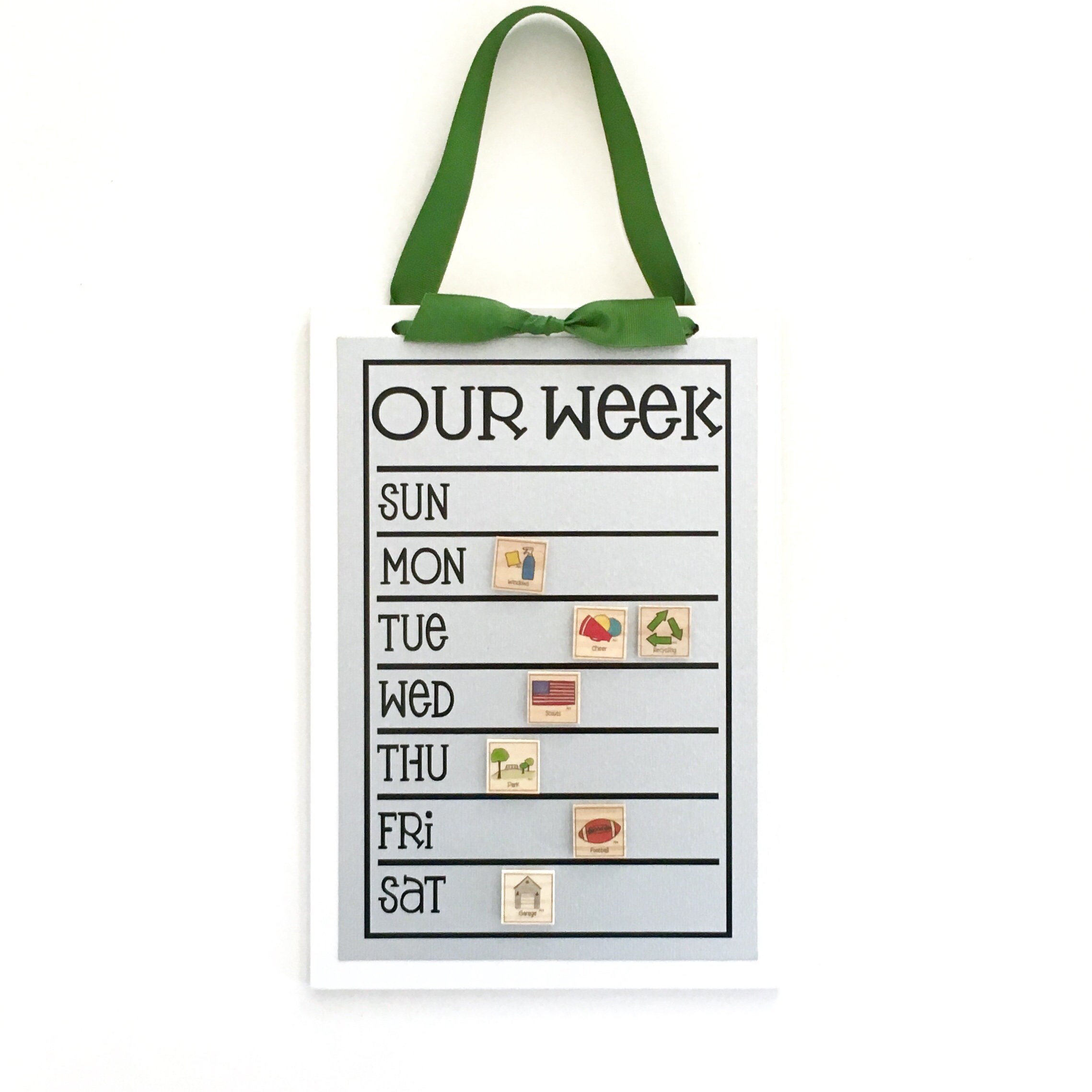 Magnetic Weekly Calendar - 9x13 schedule, calendar, to do list, chore…