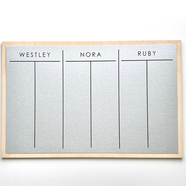 Magnetic Chore Chart - Etsy