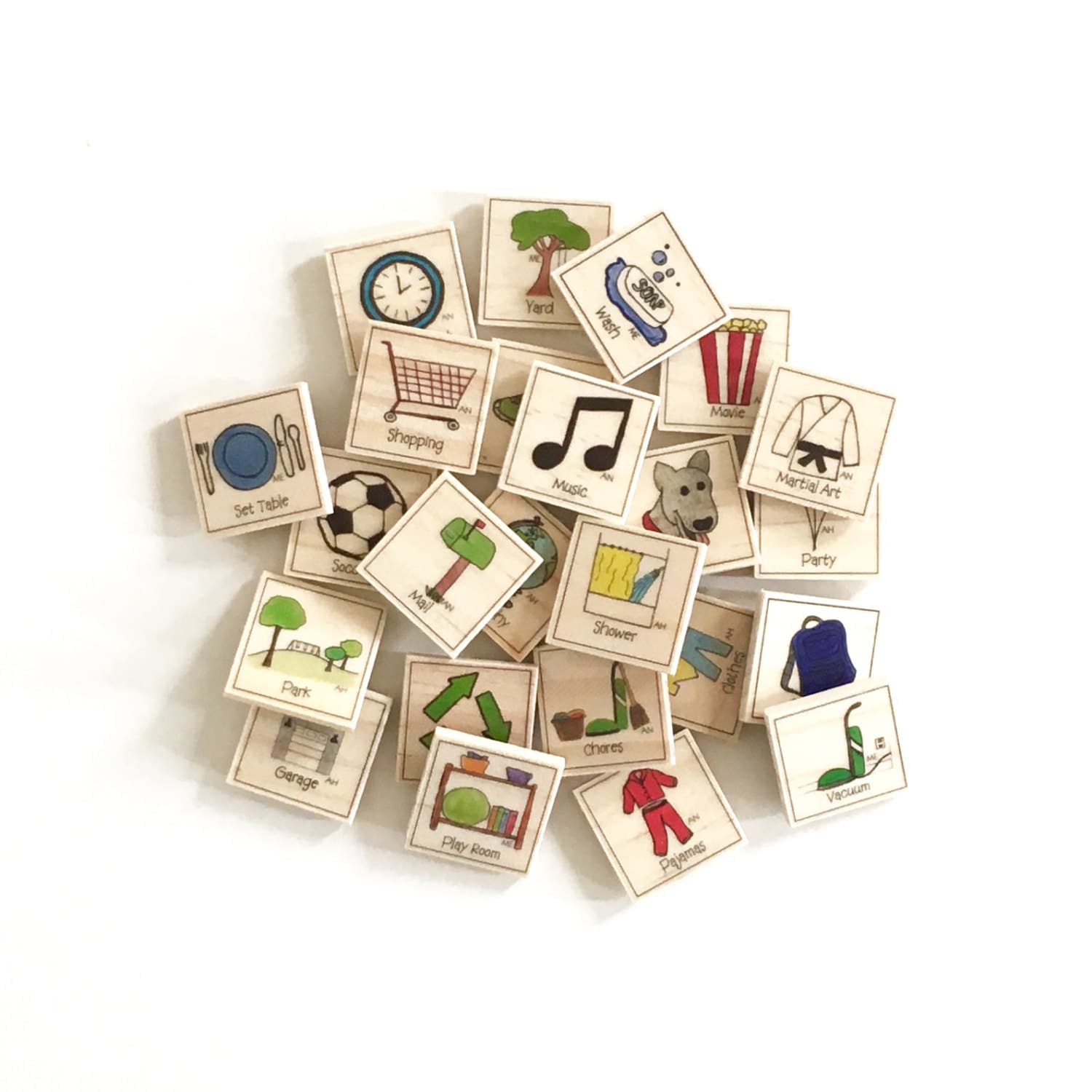 Mix & Match Magnet Set - Use with chore charts, magnet boards, calend…