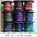 1mm Round Leather Cord, Leather Cord, 1mm Leather, Round Leather Cord, Natural Dye Leather, Turquoise Leather, The Classic Bead, 1.0