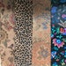4 CHOICES Printed Leather, Choice of 9 x 3 leather trim, leather, sheet leather, leather goods, leather, leather for earrings, earrings