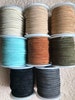 SKINNY Suede By the Yard, 20 Colors for Jewelry, Tassel, and Leather Work, Four Yards or More Suede Lace, Narrow Suede Lace, Soft Suede Cord 