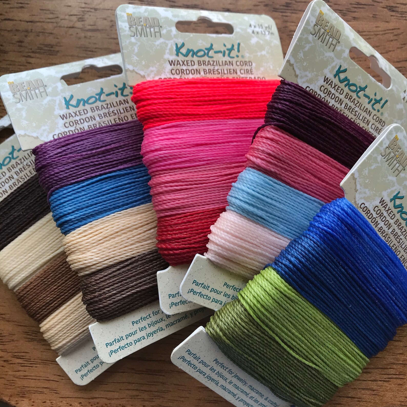 Knot It Brazilian Waxed Beading Cord DAY and NIGHT Mix Mix of Etsy