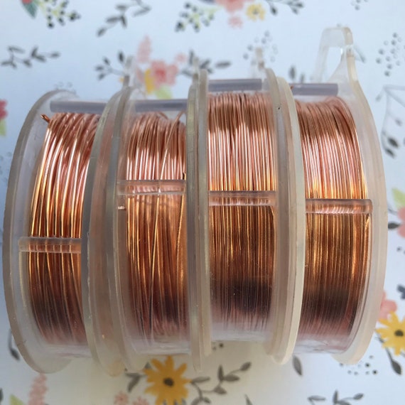 20 Gauge Bare Copper Artistic Wire Spool 15 Yards Jewelry Making Tool