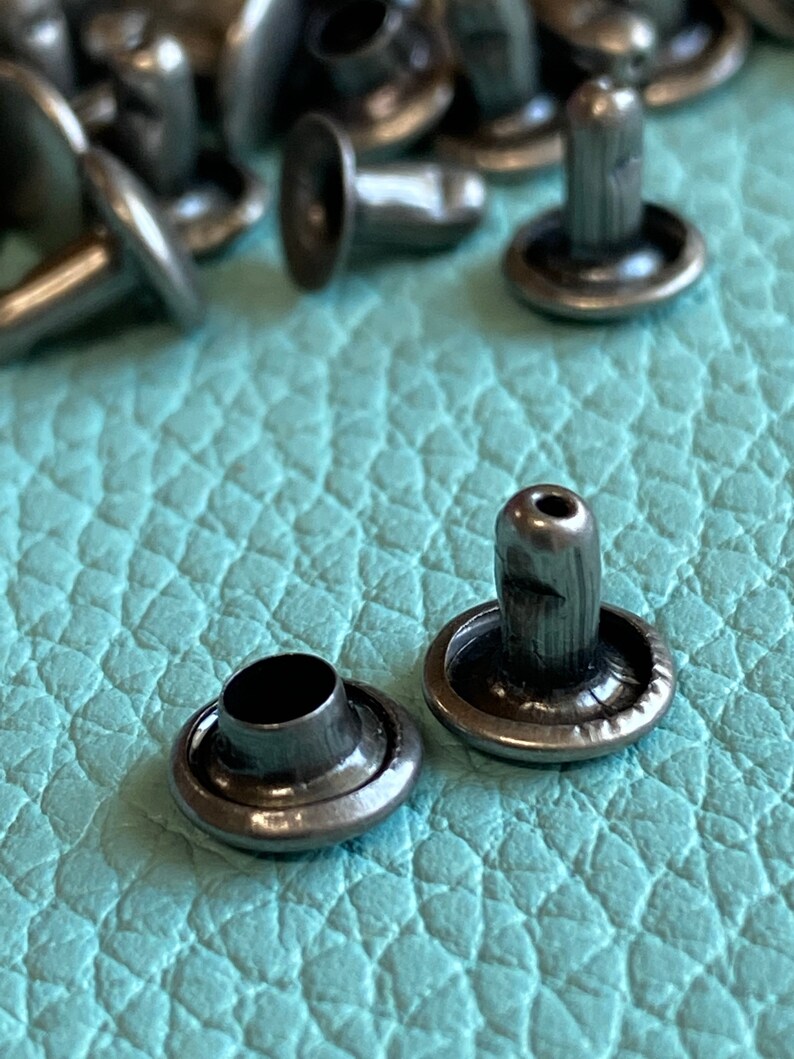 Antique Brass Rivets in Packages of 50 or 100 Purse Making Hardware