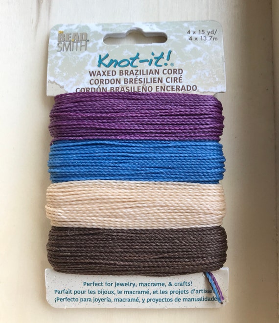 Brazilian Waxed Beading Cord Mixes 60 Yard Mix of Four Etsy