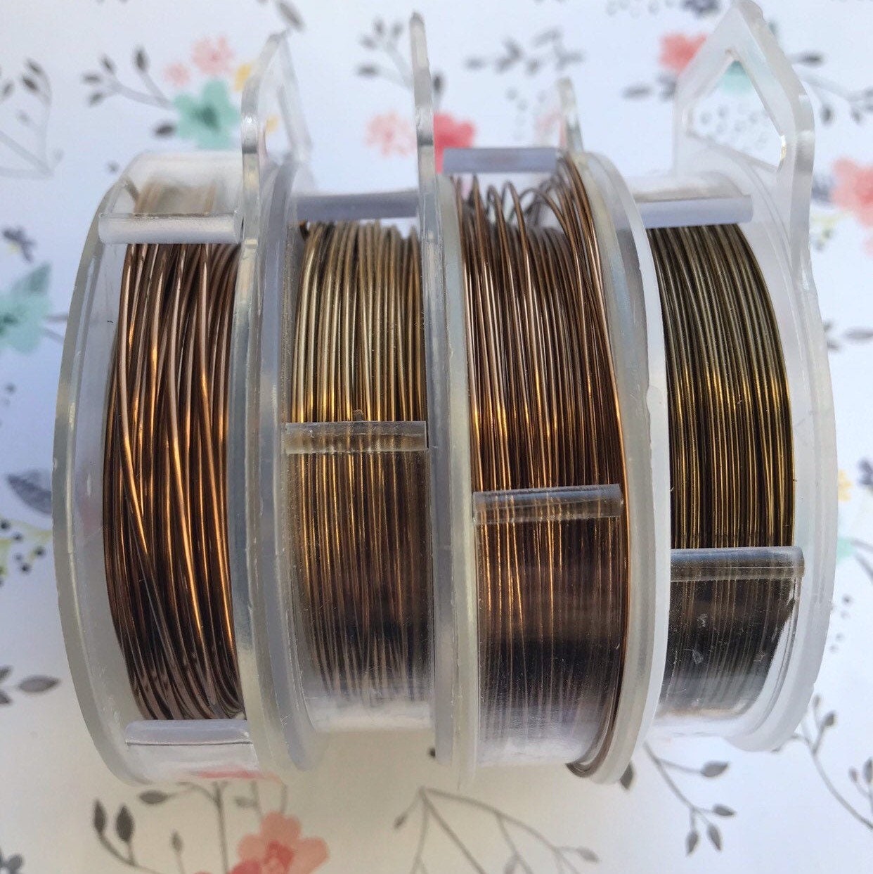 VR HANDCRAFTS 100pcs ( Silver AND GOLDEM ) Flexible Metal Wire/Craft Wire  (Easy to Cut!) for
