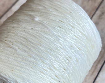 Waxed Poly Thread in Three Colors, 100 yard Spools, white tan chocolate or combo pack, use to stitch leather, string beads, Ships FAST