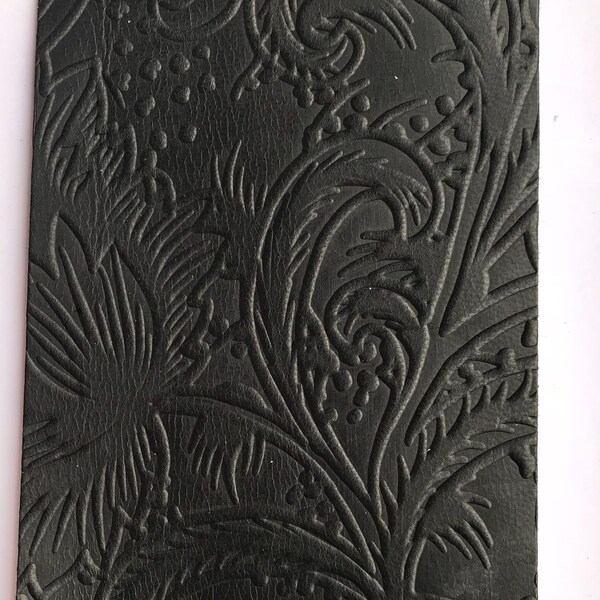 Embossed Leather Trim or Leather Sheets, SINGLE sheets and combination packs, Leather Pattern, Leather Emboss