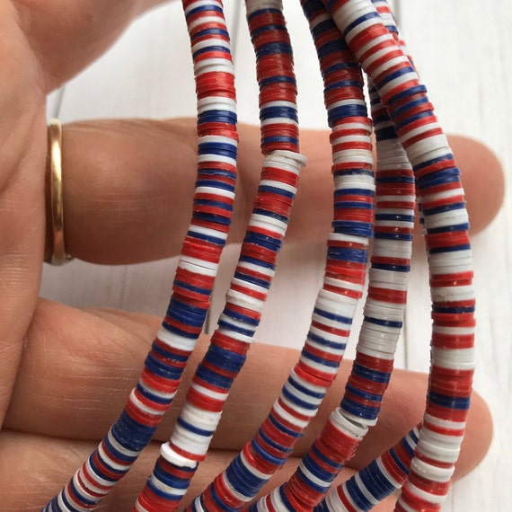 Clearance FIVE Strands African Vinyl Bead CLEARANCE Wholesale