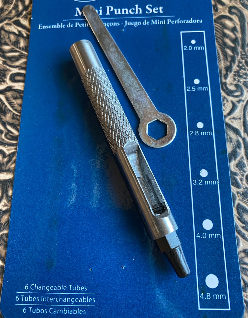 Leather Hole Punch Kit Six Hole Sizes One Tool multi Punch Etsy
