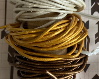 LEATHER Cord Suede LACE