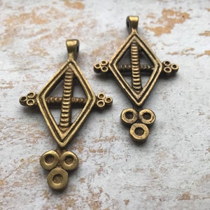 Ethiopian Coptic Brass Cross image 6