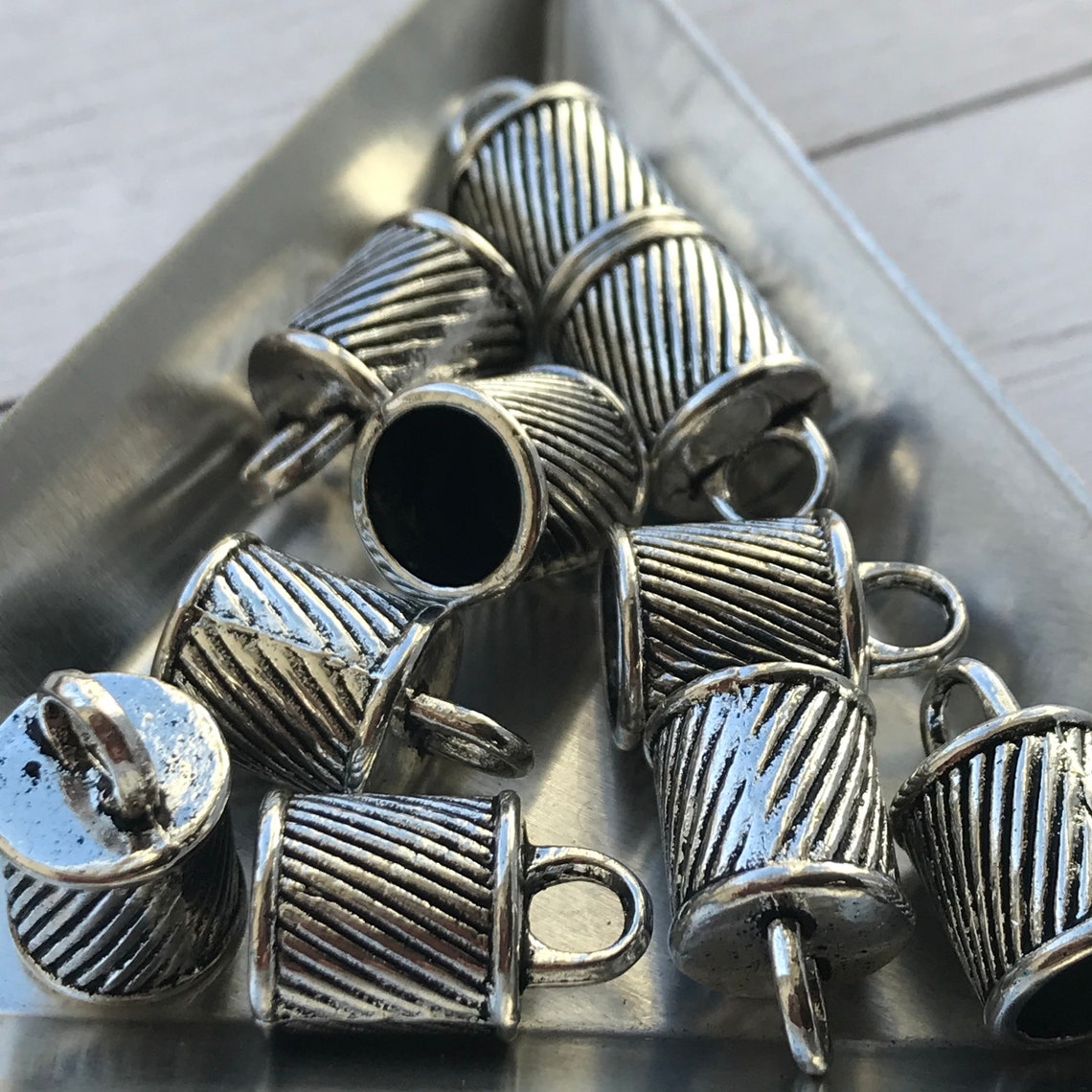 Tassel caps 16 x 10mm End Caps for Tassels Leather or kumihimo Etsy