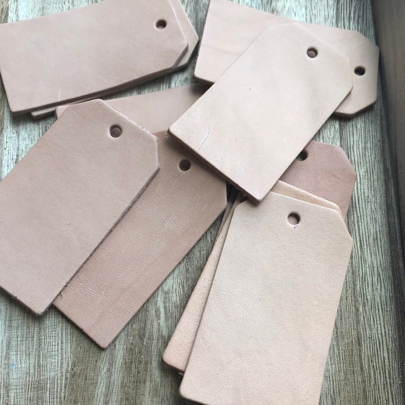 Leather Luggage Tags Blank Leather Luggage Tags in Quantities Etsy