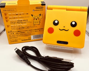 Game boy Advance SP - Pikachu- & Accesoires - Nintendo AGS 001