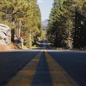 Yosemite National Park California Road - Digital Download