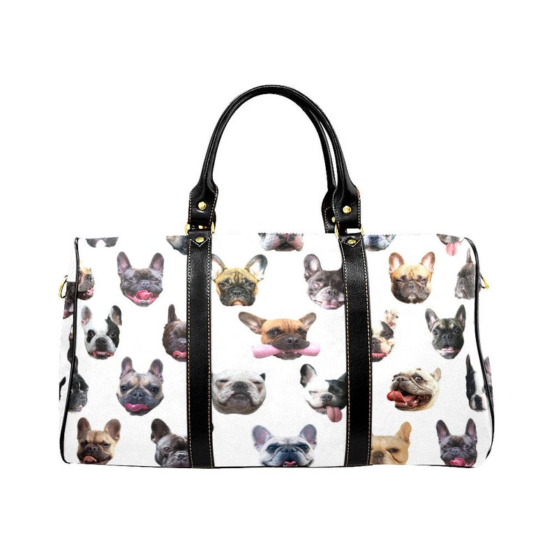 French Bulldogs Travel Bag large zippered luggage with Etsy