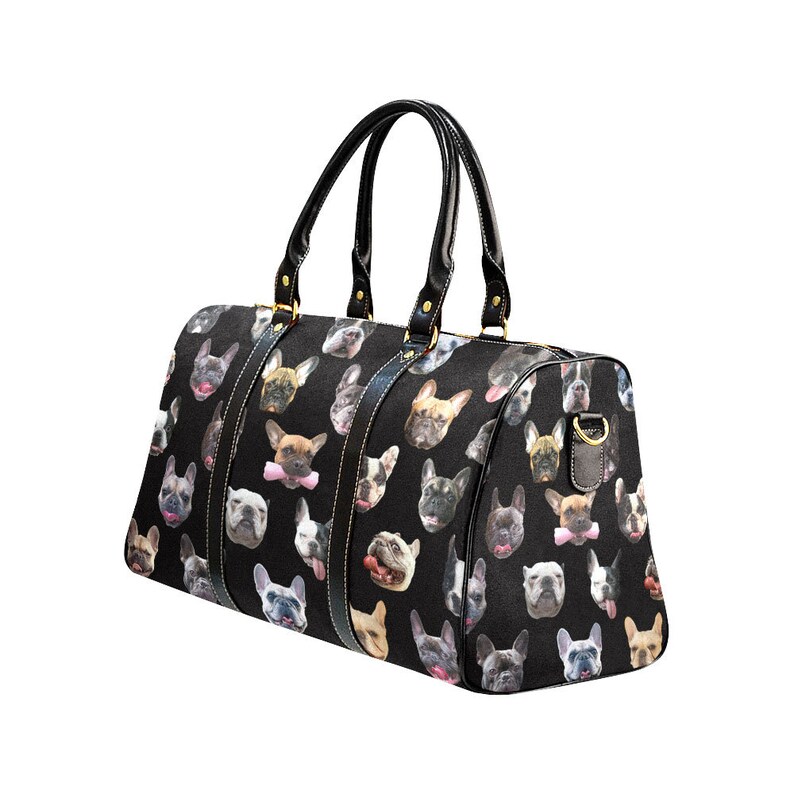French Bulldogs Travel Bag large zippered luggage with Etsy