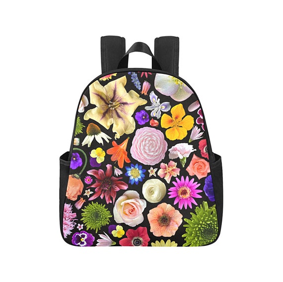 Colorful Floral Design Backpack Multi 