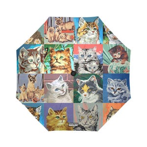 Paint By Number Cats Umbrella PBN Cats foldable umbrella image 3