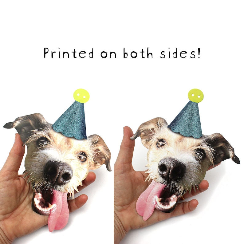 Mutts Dog Birthday Garland Printed Both Sides on Heavy Card Etsy