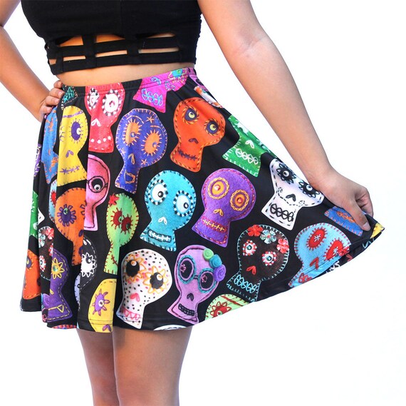 Embroidered clearance skater skirt