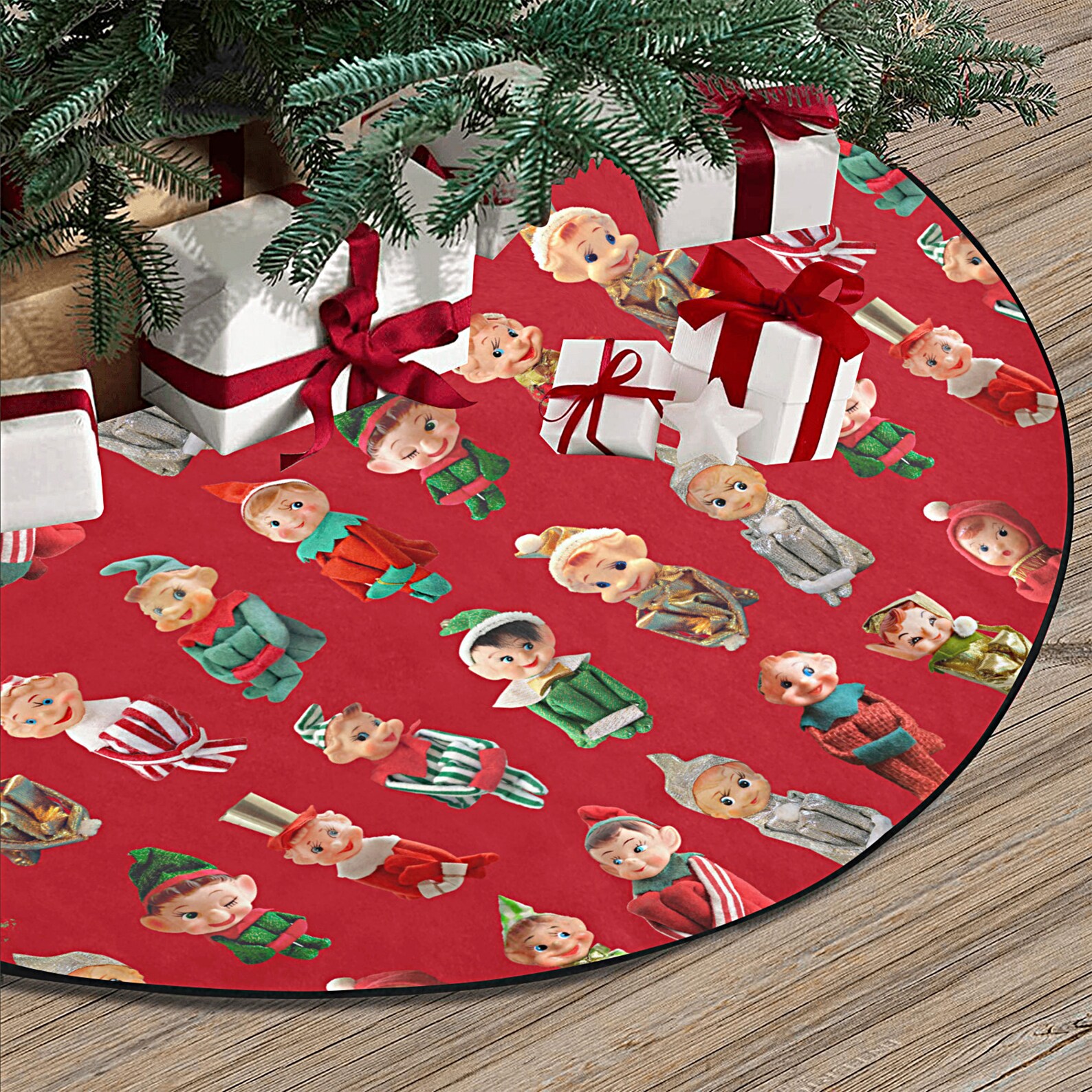 Elf Christmas Tree Skirt 