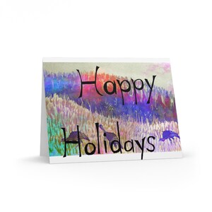 Biglietti d'auguri, Buone Feste a Tacchino, Pacchetto di biglietti unici, Carini biglietti decorativi -=Opera d'arte originale di Alder Artworks=-