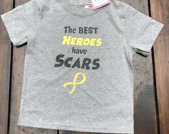 Spina Bifida Hero/ Spina Bifida Awareness/ Spina Bifida Shirt/ Spina Bifida Kid/ Spina Bifida / Heroes have scars/ Super Hero Shirt